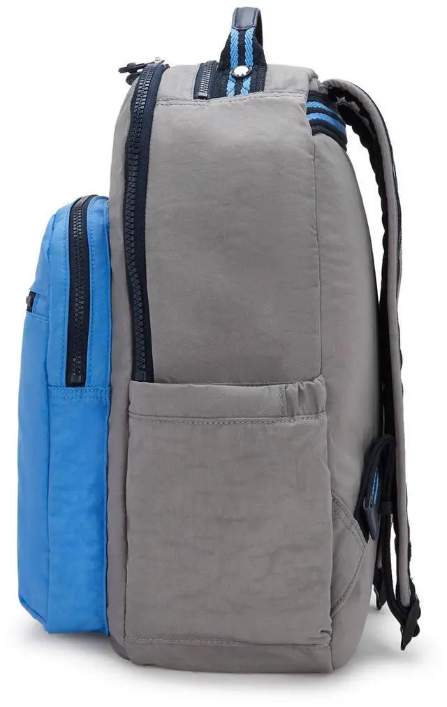 Alt view image 4 of 5 - Kipling Women's Seoul 15" Laptop Backpack, Durable, Roomy with Padded Shoulder Straps, Built-In Protective Sleeve