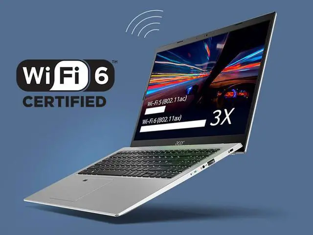 Alt view image 4 of 5 - Acer Aspire 5 A515-56-53S3 Laptop | 15.6" Full HD IPS Display | 11th Gen Intel Core i5-1135G7 | Intel Iris Xe Graphics | 8GB DDR4 | 256GB SSD | WiFi 6 | Fingerprint Reader | BL Keyboard | Windows 11