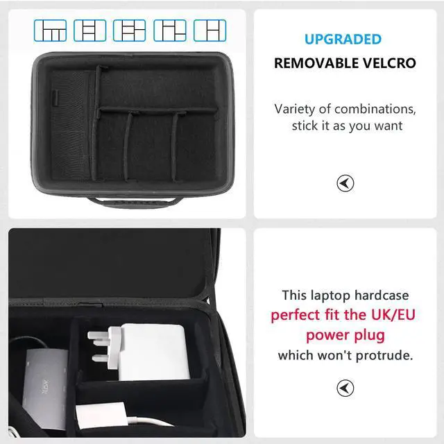 Alt view image 3 of 5 - Smatree Hard Laptop Case for 14.2 inch Macbook Pro 2024 M4/2023 M3 M2/2021 A2918 A2992 A2779;13.6 inch Macbook Air 2024 A3313/A2681,13 inch iPad Pro M4 2024,13.5 inch Microsoft Surface Laptop 6/5/4