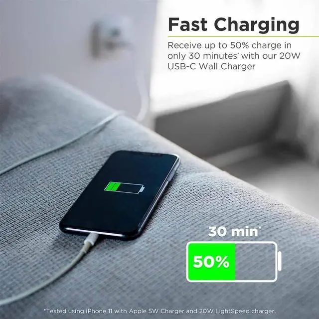 Alt view image 3 of 5 - PureGear USB-C to C USB4 Cable (3ft) with Power Delivery for iPhone 15, 15 Plus, 15 Pro, 15 Pro Max, Galaxy, Pixel Phones, Type C Laptops, & More USB-C Devices - Lifetime Replacement Coverage (White)