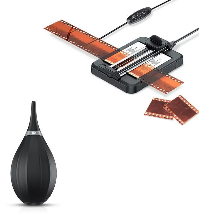 Main image of Negative Slide Film Cutter with Soft-Tipped Nozzle Air Blower for 35mm 120 Format Film Strip
