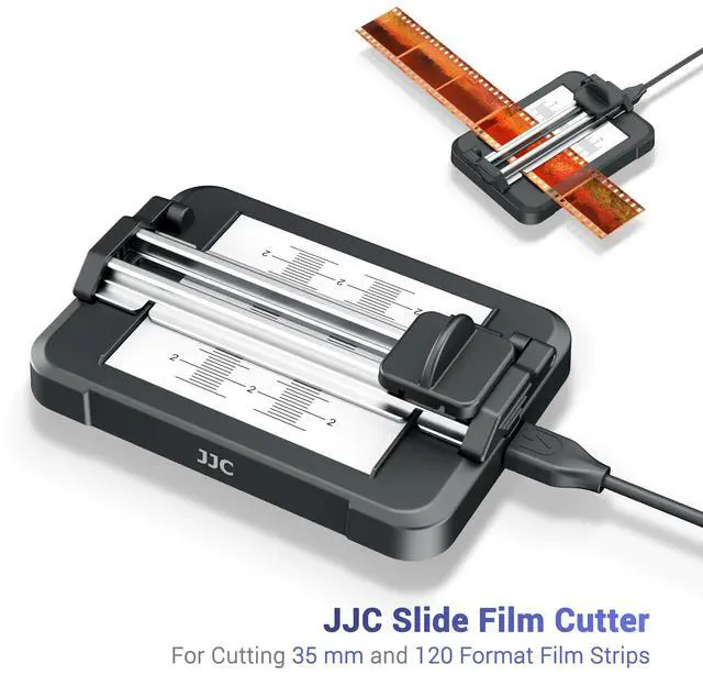 Alt view image 2 of 5 - Negative Slide Film Cutter with Soft-Tipped Nozzle Air Blower for 35mm 120 Format Film Strip