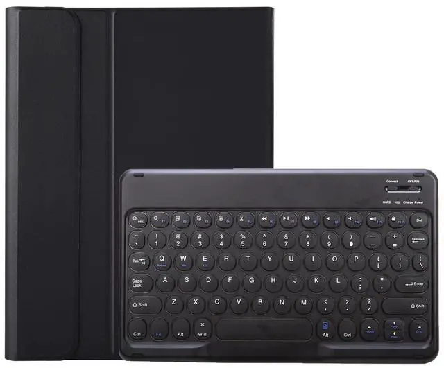 Alt view image 5 of 5 - Keyboard Case for Samsung Galaxy Tab A9+ 11 Inch 2023 (SM-X210/X216/X218), Magnetically Detachable Keyboard with Pencil Holder,Black