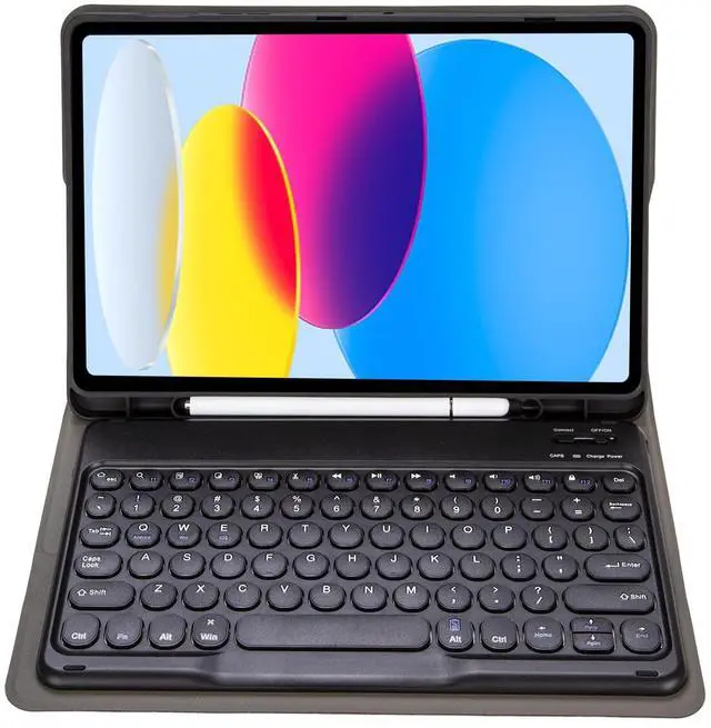 Alt view image 2 of 5 - Keyboard Case for Samsung Galaxy Tab A9+ 11 Inch 2023 (SM-X210/X216/X218), Magnetically Detachable Keyboard with Pencil Holder,Black