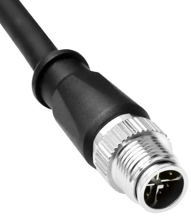 Alt view image 3 of 5 - Alvin's Cables M12 X-Code 8 Pin Male to 8 Pin Male Cat6e Cable Shielded for Cognex Basler Industrial Camera, High Flex 5m/16.4ft