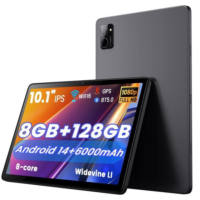 Tablette Android 14 - 10 Pouces, 22Go RAM + 128Go ROM, WiFi 6, 8000 MAh - Avec Clavier Et Souris