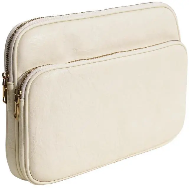 Main image of Benfan Laptop Sleeve Bag 13 Inch Compatible with 2024 MacBook Air 13 M3 M2 M1, New MacBook Pro 13 M2 M1, Dell XPS 13 Color Cream