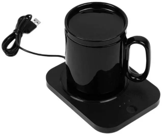 Alt view image 2 of 5 - USB Desktop Coffee/Tea Warmer (Black)