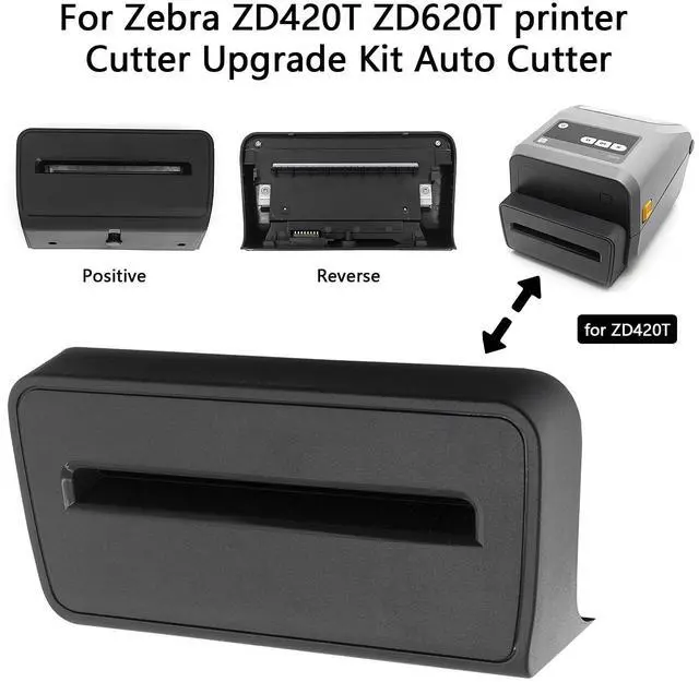 Alt view image 3 of 5 - Kit Cutter Assembly for Zebra ZD420T ZD620T Desktop Thermal Lable Barcode Printer 203dpi 300dpi, Easy Installation and Reliable Cutting (P1080383-228)