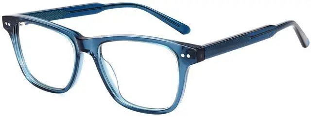 Main image of Dollger Fashionable Square Transparent Lenses Blue Light Blocking Glasses for Women and Men - Computer Glasses for Stylish Women Blue