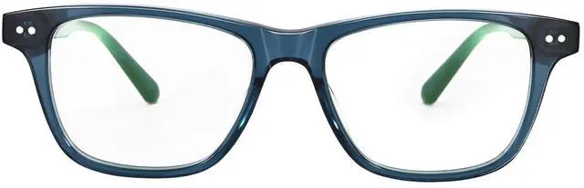 Alt view image 2 of 5 - Dollger Fashionable Square Transparent Lenses Blue Light Blocking Glasses for Women and Men - Computer Glasses for Stylish Women Blue