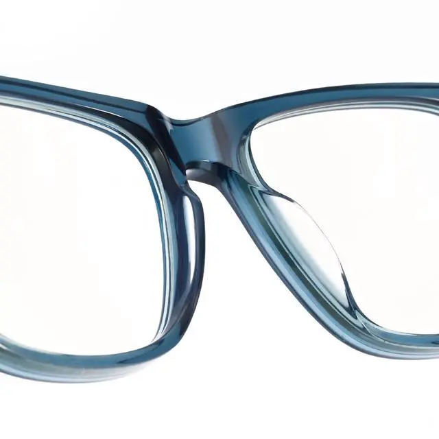 Alt view image 4 of 5 - Dollger Fashionable Square Transparent Lenses Blue Light Blocking Glasses for Women and Men - Computer Glasses for Stylish Women Blue