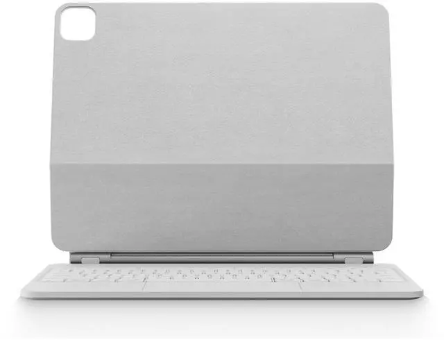 Alt view image 4 of 5 - edaiser Wireless Magic Keyboard Case for Apple iPad Pro 13-inch (M4) 2024: Smart Multi-Touch Trackpad, RGB Backlit, Off White