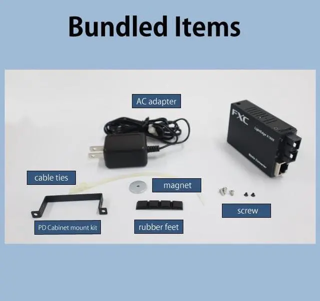 Alt view image 3 of 5 - FXC LEX1852-005 | Made in Japan | MMF:550M | Multi-Mode Dual SC Fiber to RJ45 Fiber Media Converter | Multi-Function with Dip | ECO Mode | LightEdgeXchange1000Series | JP-LEX