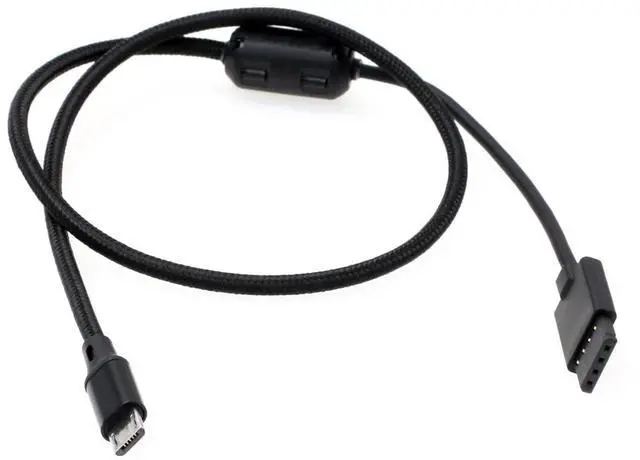 Alt view image 2 of 4 - HangTon Ronin-S to Nucleus Nano Motor Power Cable Micro USB 12V 50cm for Tilta Ronin