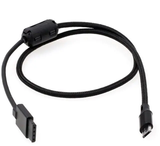 Alt view image 3 of 4 - HangTon Ronin-S to Nucleus Nano Motor Power Cable Micro USB 12V 50cm for Tilta Ronin