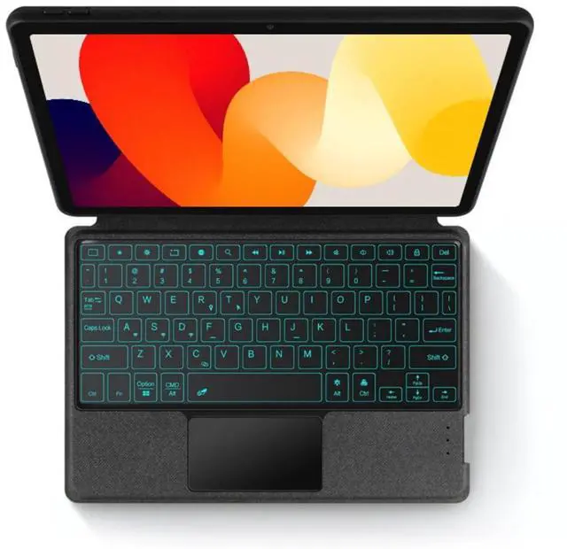 Alt view image 5 of 5 - kaidisen Backlit Keyboard Case for Xiaomi Redmi Pad SE 11" Keyboard with Touchpad Portrait Mode Backlight Magnetic Detachable Touch Keyboard Case