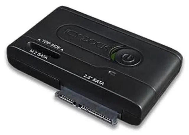 Alt view image 2 of 5 - ICY DOCK 2.5" & M.2 SATA III HDD SSD to USB 3.2 Gen 1 (5Gbps) Hard Drive Docking Station Reader Adapter | EZ-Adapter MB031U-1SMB