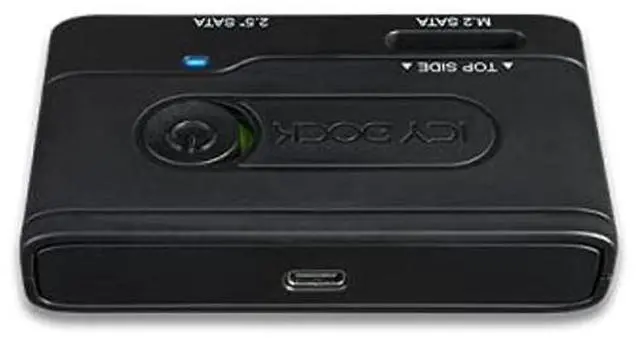 Alt view image 3 of 5 - ICY DOCK 2.5" & M.2 SATA III HDD SSD to USB 3.2 Gen 1 (5Gbps) Hard Drive Docking Station Reader Adapter | EZ-Adapter MB031U-1SMB