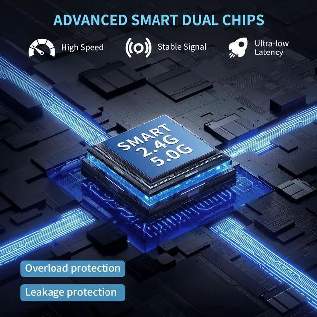 Alt view image 4 of 5 - 2025 AX3000 WiFi 6 Range Extender, WiFi Extender Signal Booster with Gigabit Ethernet Port, Dual Band (2.4G&5.8G) WiFi Repeater Cover to 13888sp.ft, Faster Speed and Wider Cover, Quick Setup (White)