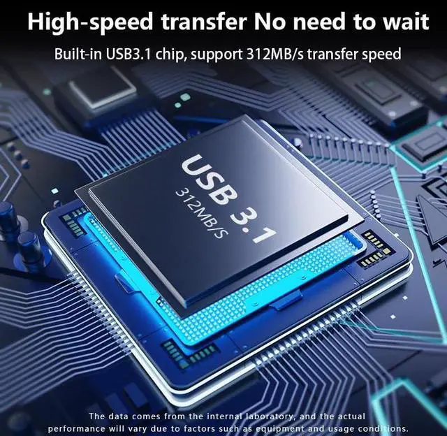 Alt view image 3 of 5 - KOERTACOO Multi-Function High-Speed SD/TF Card Reader, 2-in-1 Card Carrying Case Holder, USB3.1 5Gbps Type-C Interface Memory Card Reader, Suitable for Cameras, Smartphones, Drones, Action Cameras.
