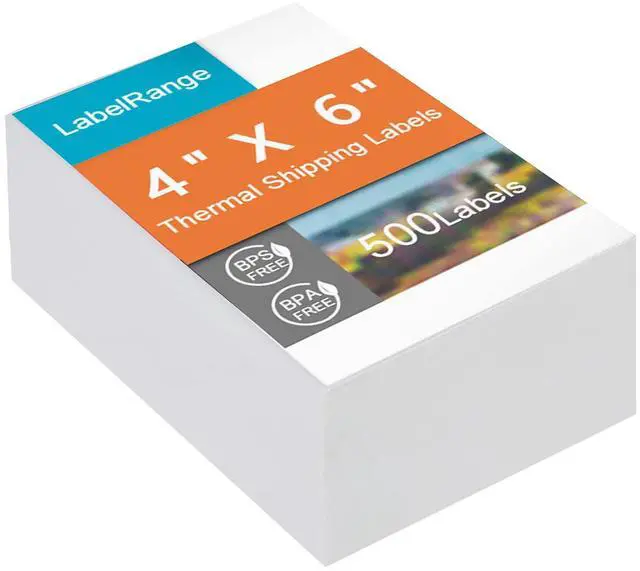 Alt view image 3 of 5 - BT320 Label Printer with 500 Sheets 4x6 Labels