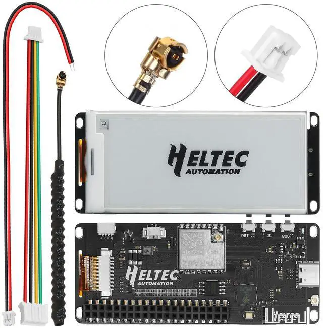 Alt view image 2 of 5 - Vision Master E290 Development Board with 2.9" E-Ink Display Screen, SX1262 Chip BLE WiFi ESP32-S3R8 LoRa Module Compatible with Arduino PlatformIO Micpython Meshtastic Raspberry PI IoT(902-928MHz