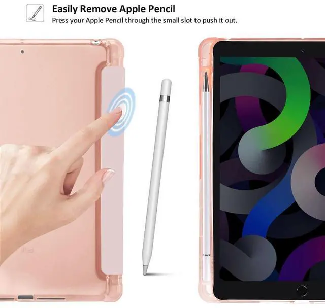 Alt view image 2 of 5 - MAYCARI Cute Kawaii Bow Knot Case for iPad Pro 12.9 Inch 6th/5th/4th Generation 2022/2021/2020 with Pencil Holder, Auto Sleep/Wake Slim Protective Case with Soft TPU Back