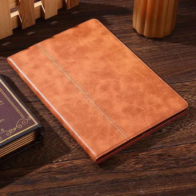 Alt view image 5 of 5 - NANRUIL for Ipad Case 10.2-inch 9th/8th/7th Gen Genuine Leather Cover Protective Shell for 2021/2020/2019,Auto Wake/Sleep.Brown