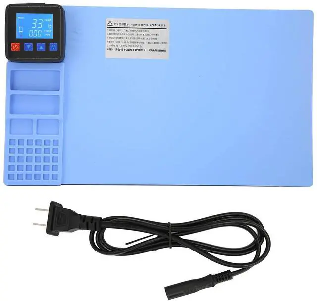 Main image of Silicone Soldering Mat, Phone Repair Mat Antistatic Mat For Electronics Anti Static Mat For Pc Building Heat Plate for Smartphone LCD Screen Separator Machine Repair Tools