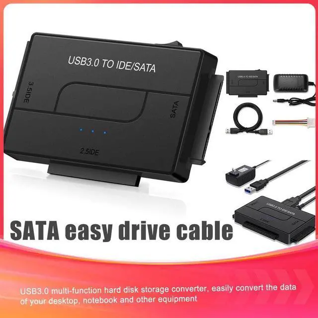 Alt view image 2 of 5 - RUNAAJA for Zilkee Ultra Recovery Adapter Sets USB 3.0 to IDE/SATA Hard Drive Adapter for 2.5" 3.5" HDD SSD DVD Drive Universal Hard Drive Reader Backward Compatible with USB2.0/USB 1.1 Transmission