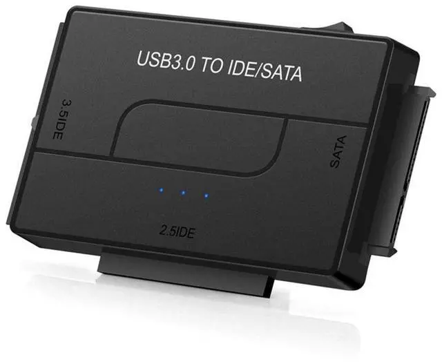 Alt view image 4 of 5 - RUNAAJA for Zilkee Ultra Recovery Adapter Sets USB 3.0 to IDE/SATA Hard Drive Adapter for 2.5" 3.5" HDD SSD DVD Drive Universal Hard Drive Reader Backward Compatible with USB2.0/USB 1.1 Transmission