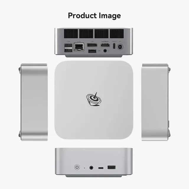 Alt view image 2 of 5 - Beelink SER8 Ryzen 7 8745HS, 8C/16T, Up to 4.9GHz Mini PC, 32GB DDR5, 1TB NVMe M.2 SSD, USB4.0/ Triple Display/ WiFi6/ BT5.2/2.5Gbps LAN Mini Computer