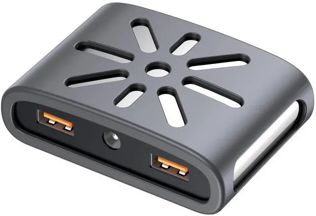 Alt view image 2 of 5 - SlimQ USB Extender, 4 Ports Max 100W 2 USB C Ports, Max 30W 2 USB A Ports Adapter Splitter Laptop Docking Station Type C Port Hub Multiport Adapter Dock DC Power Charger