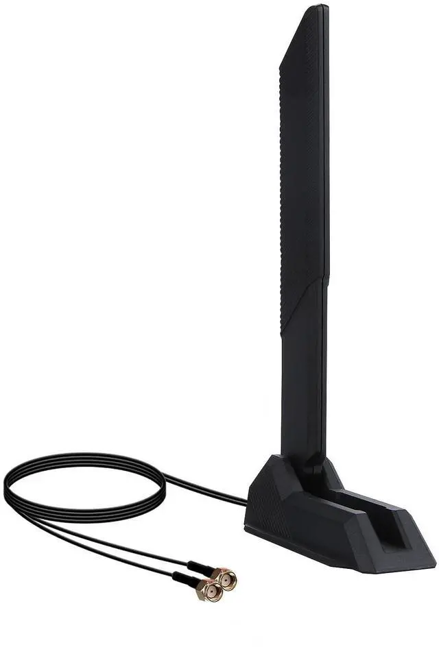 Main image of Tri-Band WiFi Antenna 2.4/5/6G RP-SMA Magnetic Base Adapter Antenna with 2.6ft Extension Cable for Asus Z690 B560 H610 H670 B660 Z690 Motherboard 2T2R PCI-E Bluetooth Network Router