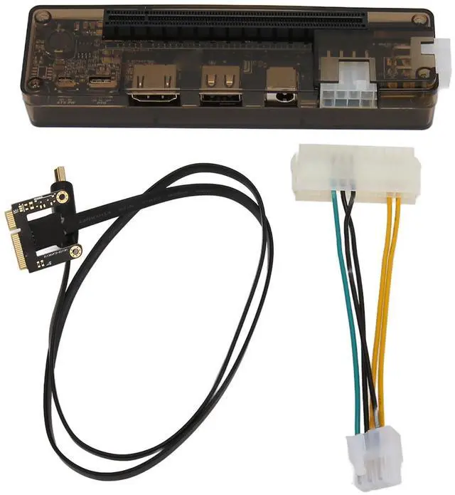 Main image of Yunseity Mini PCIE External Graphics Dock for Laptop, High Performance, 6pin Connector, Suitable for Engineering Measurement, Data Acquisition, Server Debugging (Mini PCI-E)