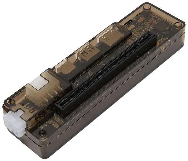 Alt view image 3 of 5 - Yunseity Mini PCIE External Graphics Dock for Laptop, High Performance, 6pin Connector, Suitable for Engineering Measurement, Data Acquisition, Server Debugging (Mini PCI-E)