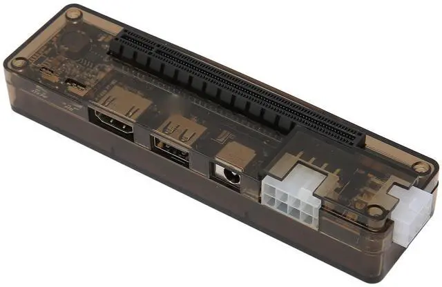Alt view image 2 of 5 - Yunseity Mini PCIE External Graphics Dock for Laptop, High Performance, 6pin Connector, Suitable for Engineering Measurement, Data Acquisition, Server Debugging (Mini PCI-E)