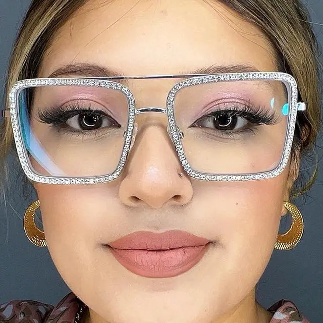 Alt view image 2 of 5 - Zeelool Diva Stylish Square Blue Light Blocking Glasses for Women ZJGM635348-02 Sliver