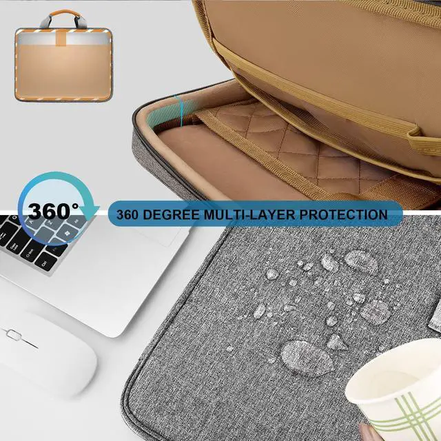 Alt view image 3 of 5 - ZINZ Expandable Laptop Case 13 Inch Sleeve Compatible with MacBook Air 13 inch M2 A2681 M1 A2337 A2179 A1932/Pro 13 M2 M1 A2338 A2251 A2289 A2159 A1989 A1706 A1708,D01G01