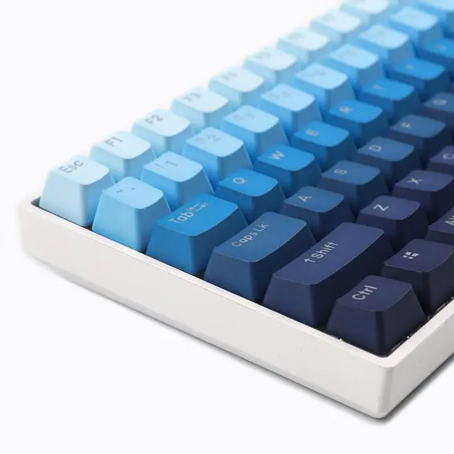 Alt view image 3 of 5 - YMDK 108 122 Double Shot Backlit Moonrise Keycaps PBT Shine Through OEM Profile Keycap for MX Mechaniccal Keyboard 61 68 84 87 104
