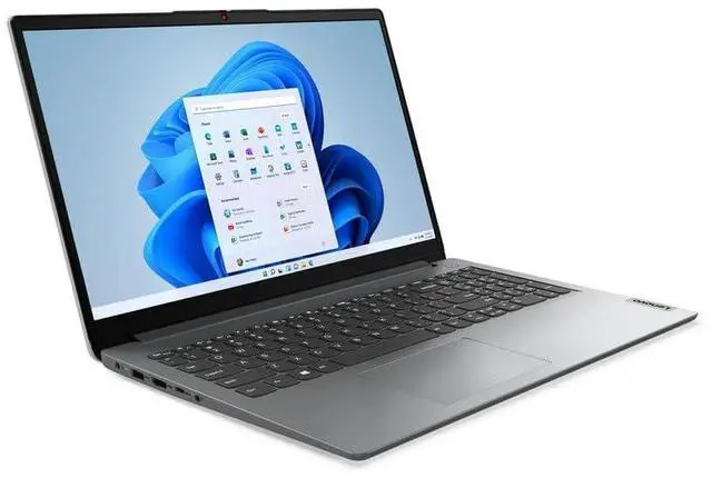 Alt view image 2 of 5 - Lenovo IdeaPad 1 Laptop, 15.6" HD Anti-Glare, Intel Celeron N4500, Intel UHD Graphics, 8GB RAM, 128GB SSD, 720P Webcam, Bluetooth 5, WiFi 6, Windows 11 S, 1 Year Office 365, Cloud Grey, EAT Mouse pad