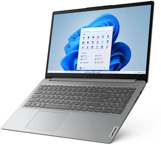 Alt view image 3 of 5 - Lenovo IdeaPad 1 Laptop, 15.6" HD Anti-Glare, Intel Celeron N4500, Intel UHD Graphics, 8GB RAM, 128GB SSD, 720P Webcam, Bluetooth 5, WiFi 6, Windows 11 S, 1 Year Office 365, Cloud Grey, EAT Mouse pad