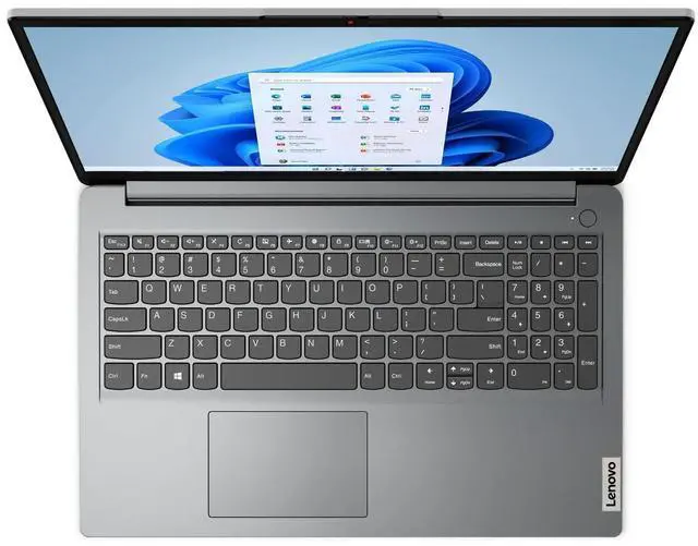Alt view image 4 of 5 - Lenovo IdeaPad 1 Laptop, 15.6" HD Anti-Glare, Intel Celeron N4500, Intel UHD Graphics, 8GB RAM, 128GB SSD, 720P Webcam, Bluetooth 5, WiFi 6, Windows 11 S, 1 Year Office 365, Cloud Grey, EAT Mouse pad