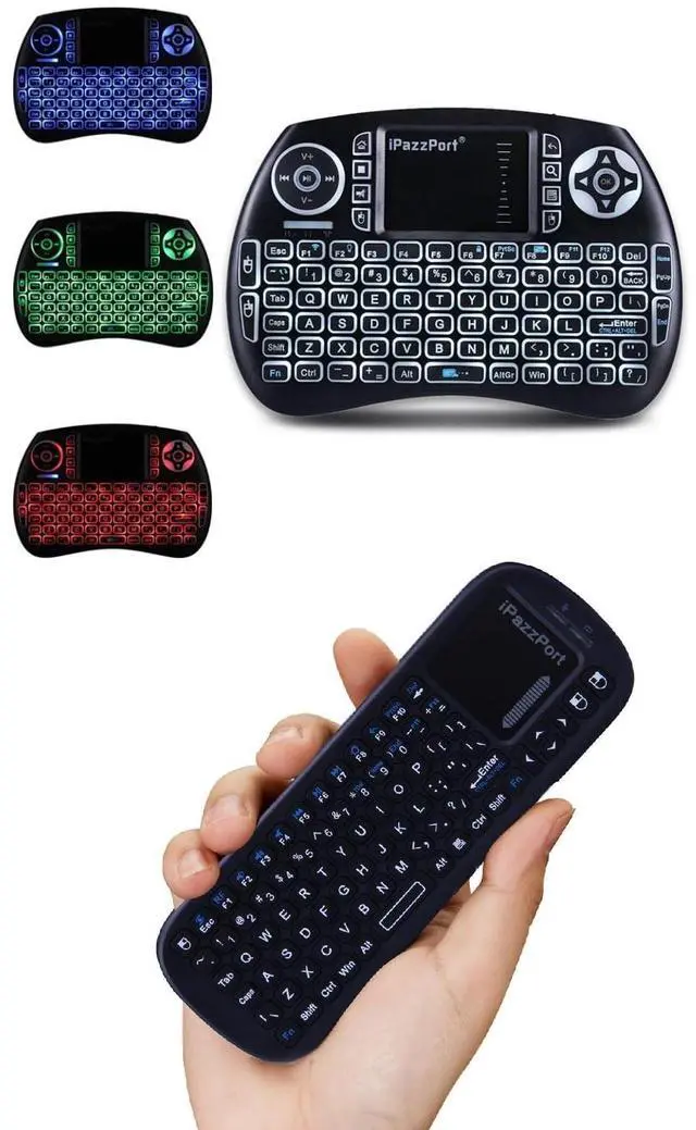 Main image of iPazzPort Mini Wireless Keyboard with Touchpad Compatible with Laptop, PC