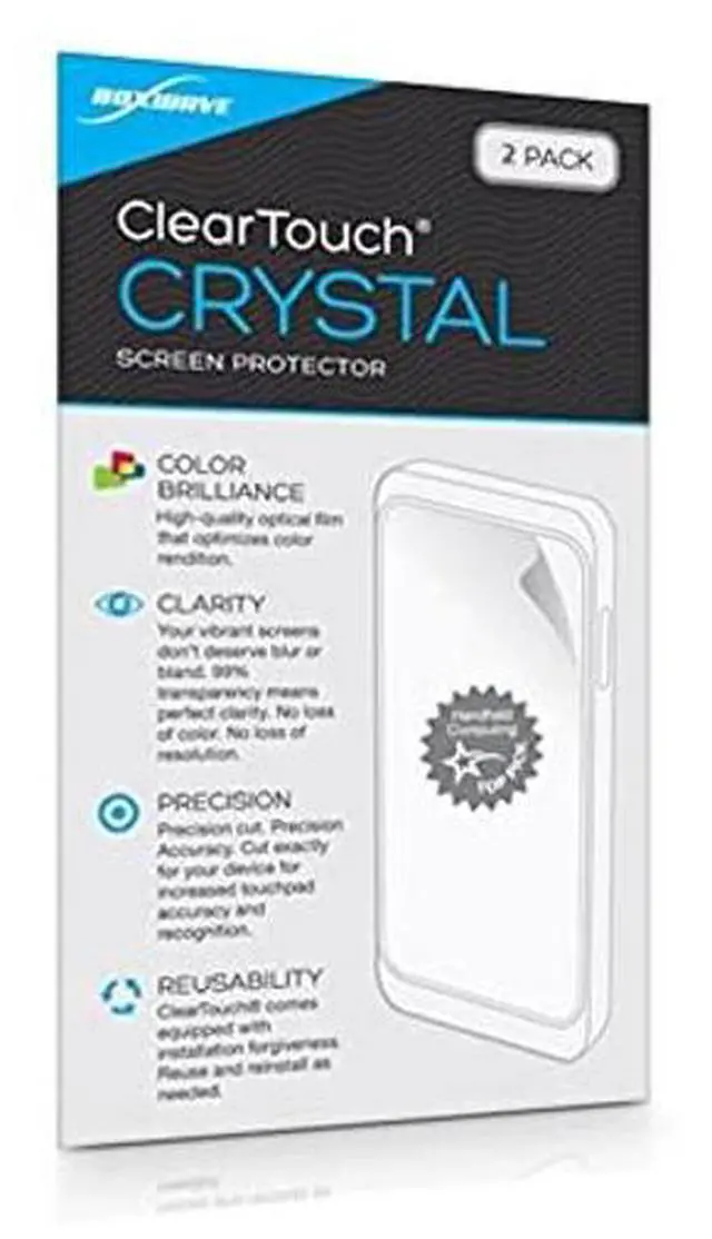 Alt view image 3 of 5 - BoxWave Screen Protector Compatible with Samsung Galaxy Book Flex (13 in) - ClearTouch Crystal (2-Pack), HD Film Skin - Shields from Scratches