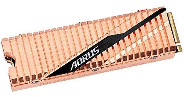 Alt view image 3 of 5 - GIGABYTE AORUS NVMe Gen4 M.2 1TB PCI-Express 4.0 Interface High Performance Gaming, Full Body Copper Heat Spreader, Toshiba 3D NAND, DDR Cache Buffer, SSD GP-ASM2NE6100TTTD