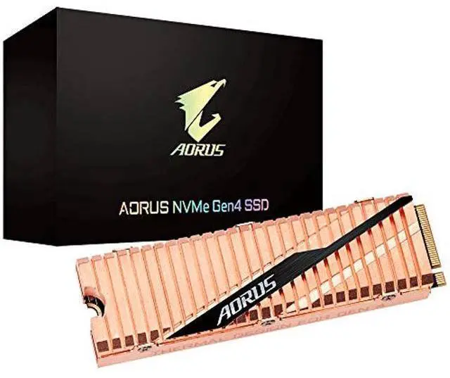 Alt view image 5 of 5 - GIGABYTE AORUS NVMe Gen4 M.2 1TB PCI-Express 4.0 Interface High Performance Gaming, Full Body Copper Heat Spreader, Toshiba 3D NAND, DDR Cache Buffer, SSD GP-ASM2NE6100TTTD