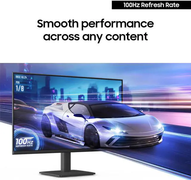Alt view image 3 of 5 - SAMSUNG 27" (S30GD) Essential Monitor with IPS Panel and Tilt Only Stand, 100Hz Refresh Rate, Ergonomic Design, Advanced Eye Care, Game Mode, LS27D304GANXZA