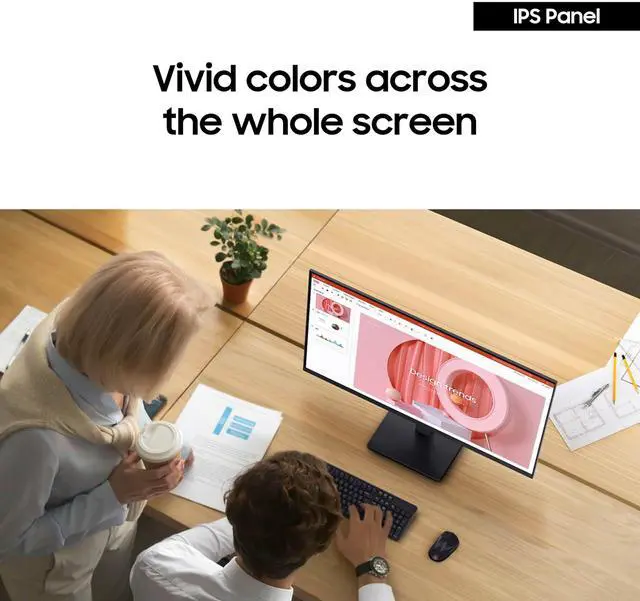Alt view image 5 of 5 - SAMSUNG 27" (S30GD) Essential Monitor with IPS Panel and Tilt Only Stand, 100Hz Refresh Rate, Ergonomic Design, Advanced Eye Care, Game Mode, LS27D304GANXZA